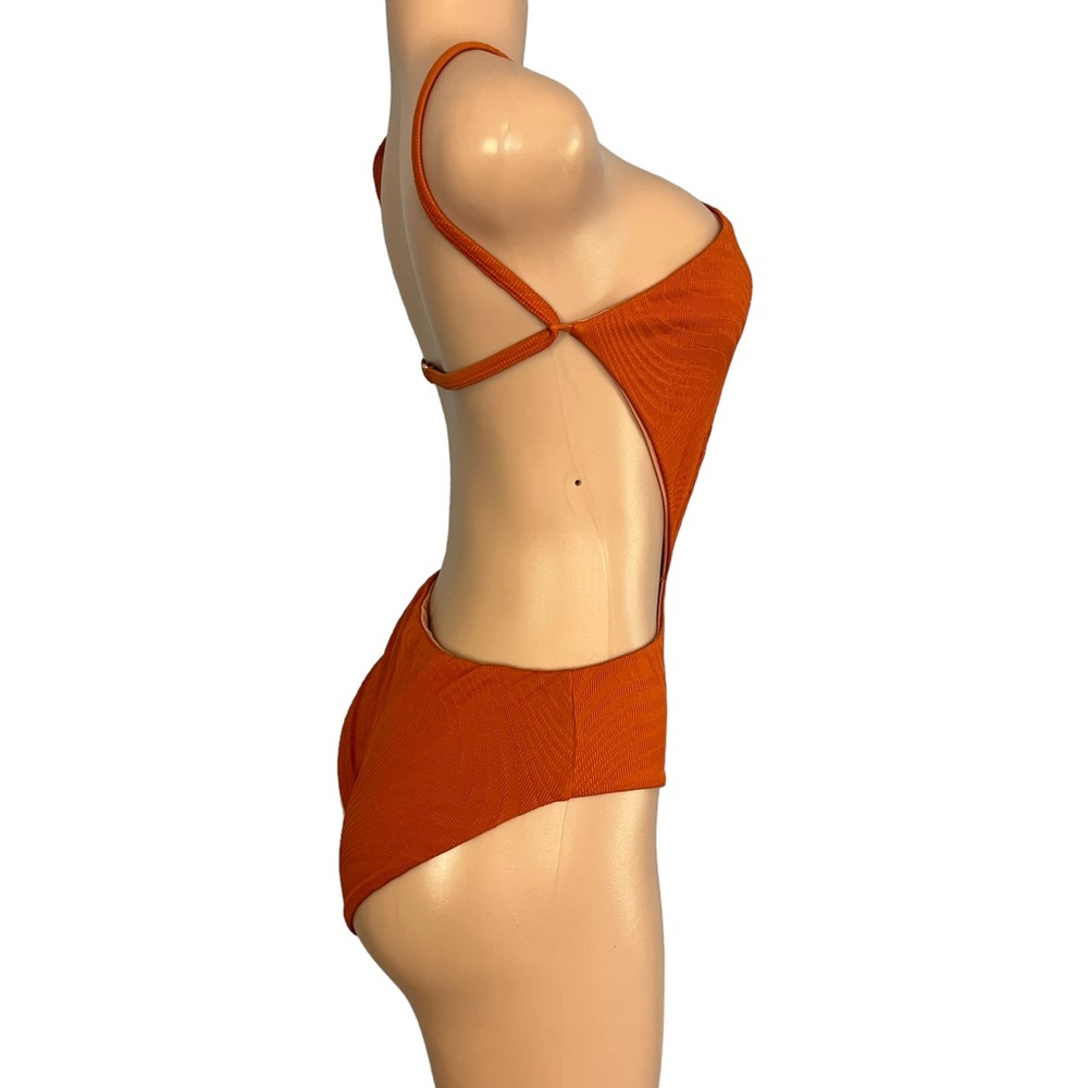 Fella Sabath Cut Out Full Piece Swim Tobacco - Picture 5 of 9